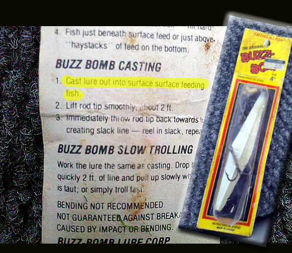 Fishing Wisdom compliments of Buzz Bomb!