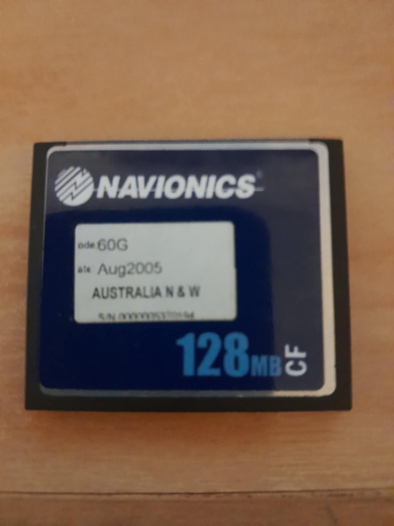 Navionics Chart Card CF Compact Flash Fishing