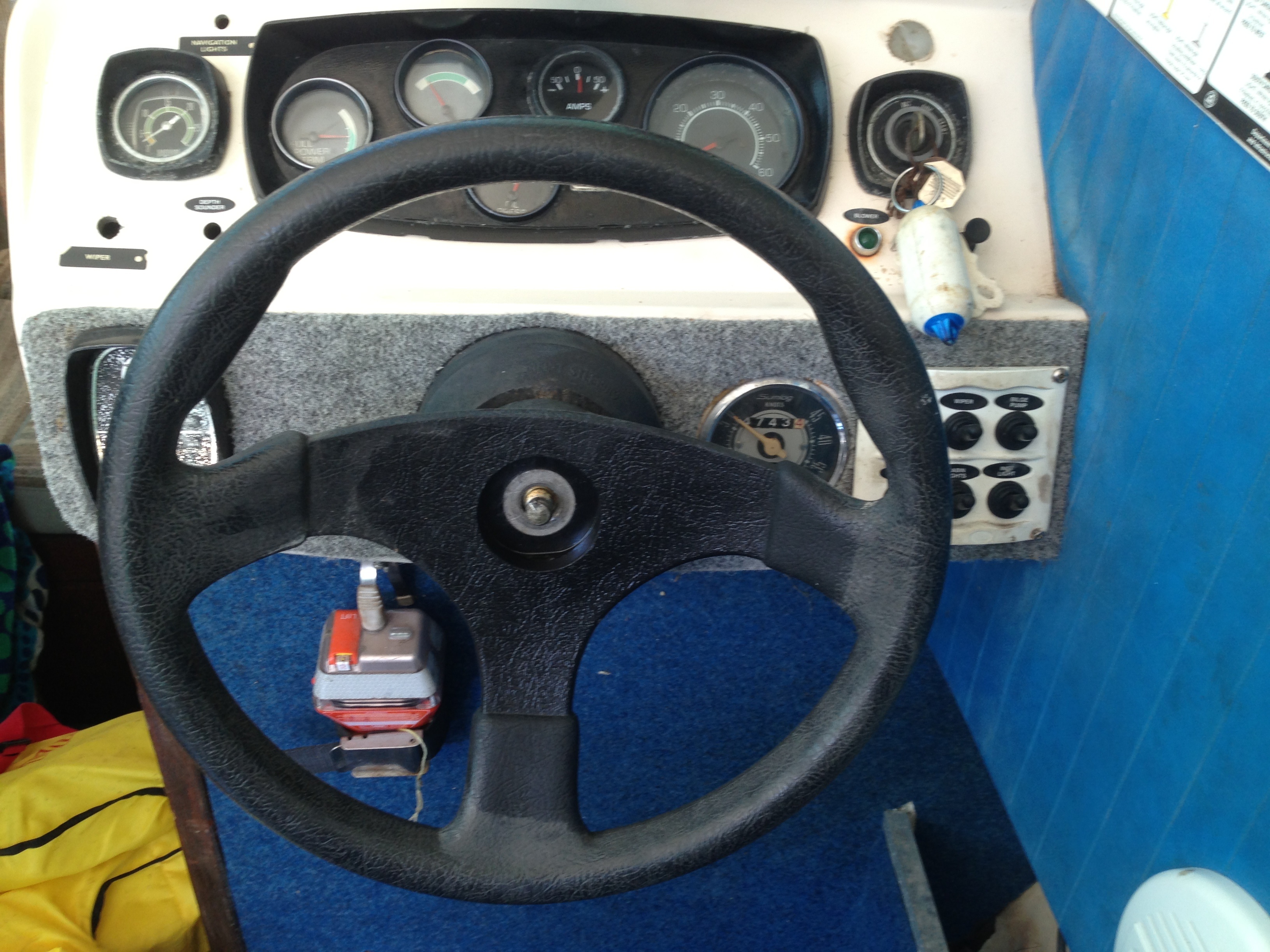 Can't get steering wheel off Fishing Fishing WA