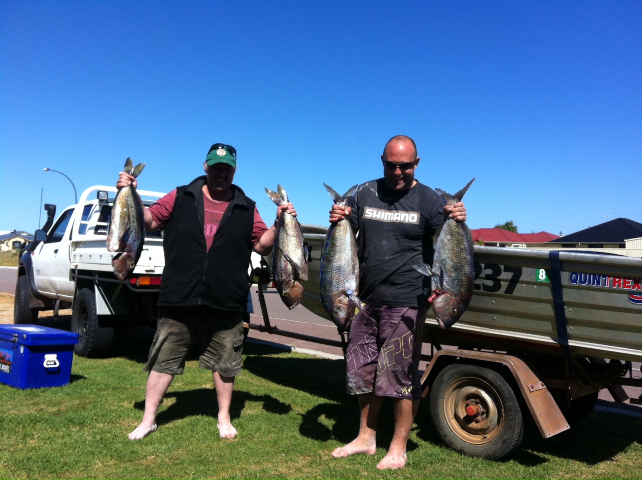 Esperance Tinny action Fishing Fishing WA