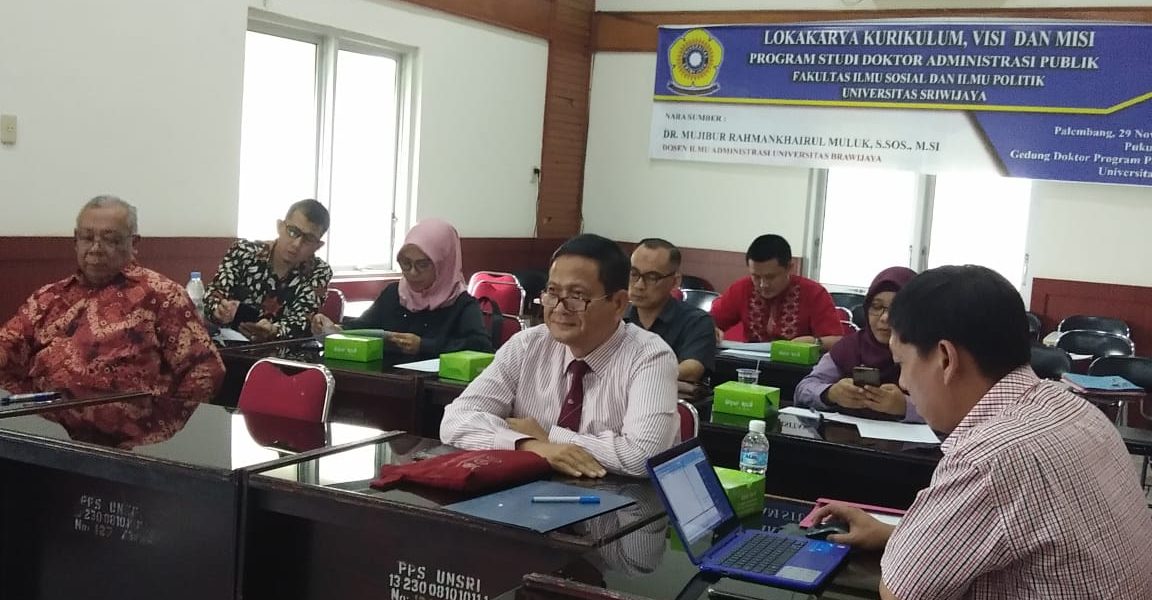 Program Studi S2 Administrasi Publik – FISIP I Universitas Sriwijaya