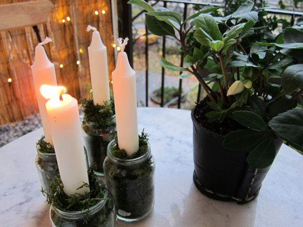 hemmagjord adventsljusstake Howto Adventspimpa Balkongen | Matilda Andersson