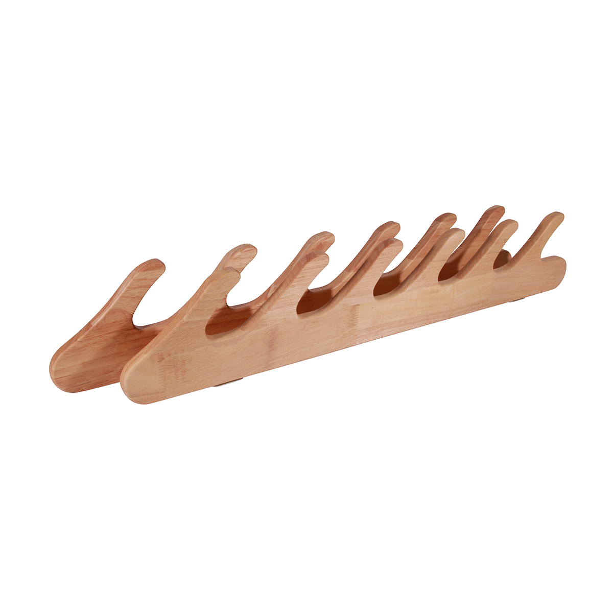 Ultimate Wooden Wall Rod Rack 6 Rods Fiskedeal