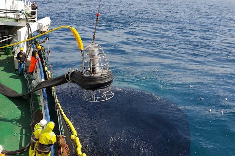 Electric fish pump demo in Trondheim FiskerForum