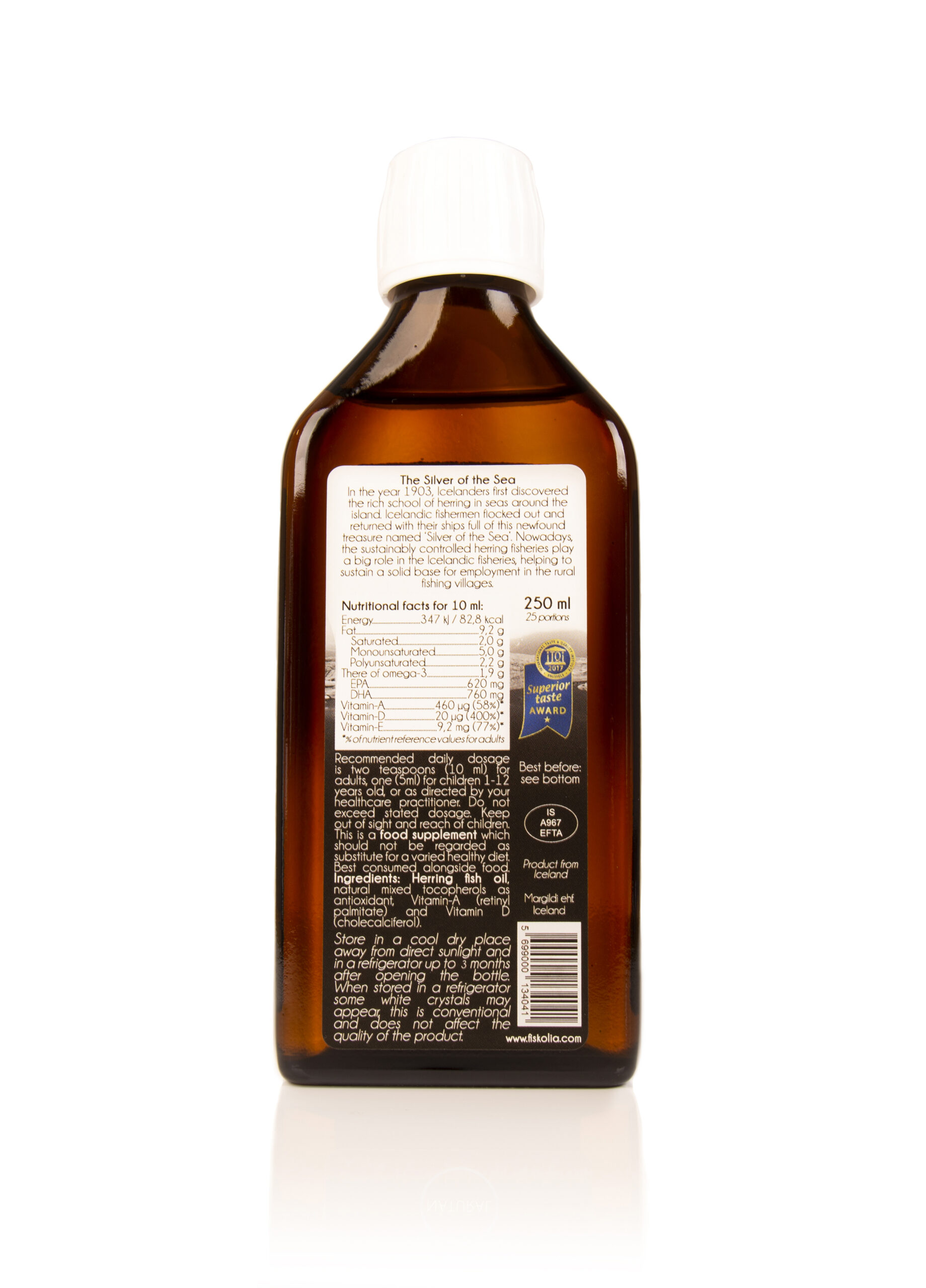 Fiskolia Herring Fish Oil from Iceland liquid Omega 3