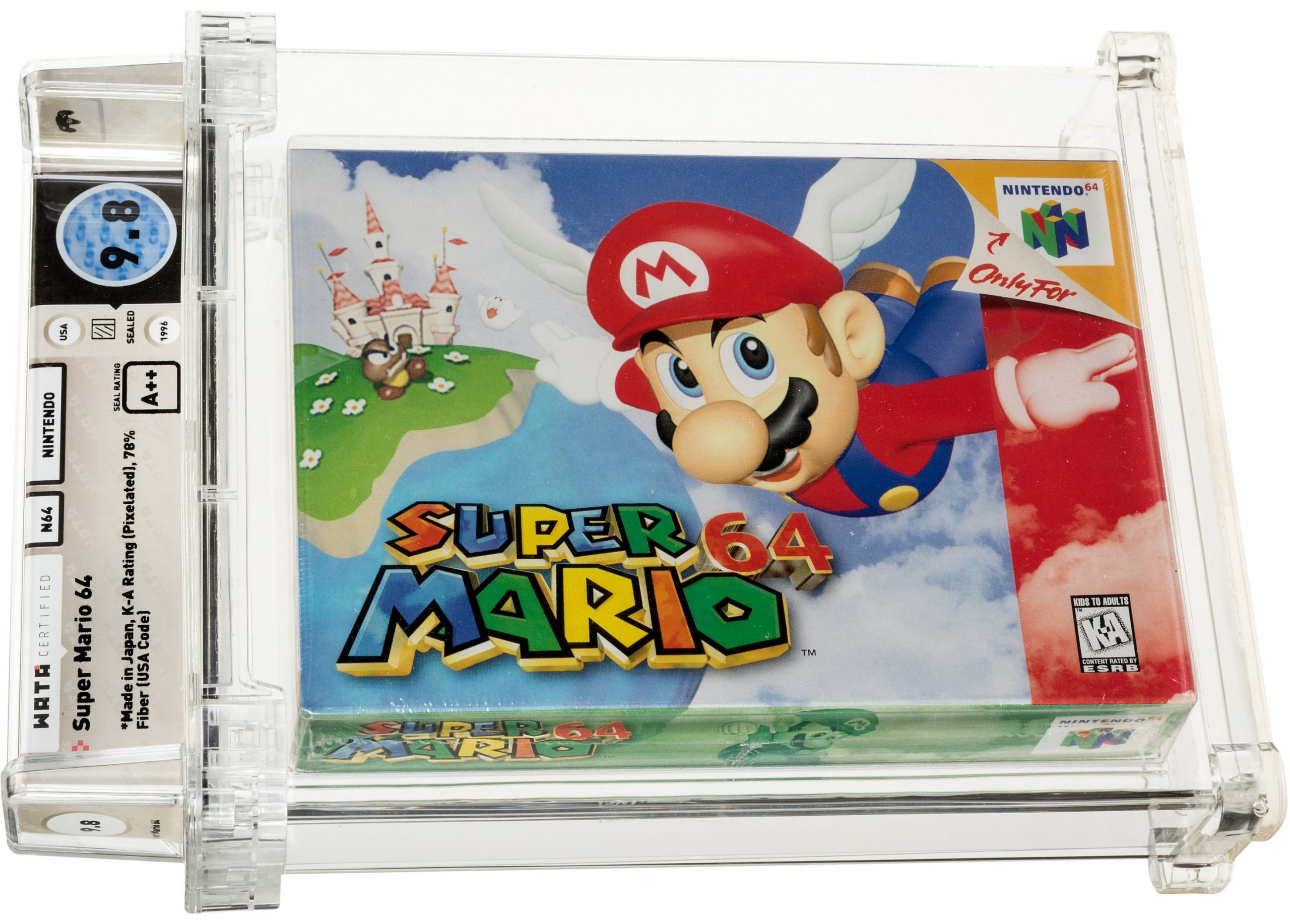 Unopened Super Mario 64 Game Sells for a Record 1.56 Million FISM TV