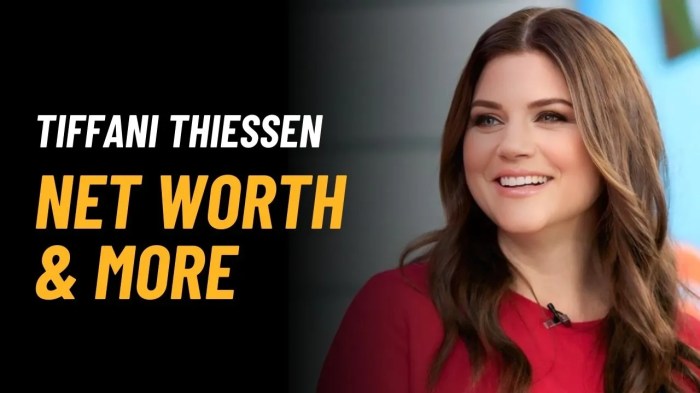 Tiffani thiessen net worth 2020