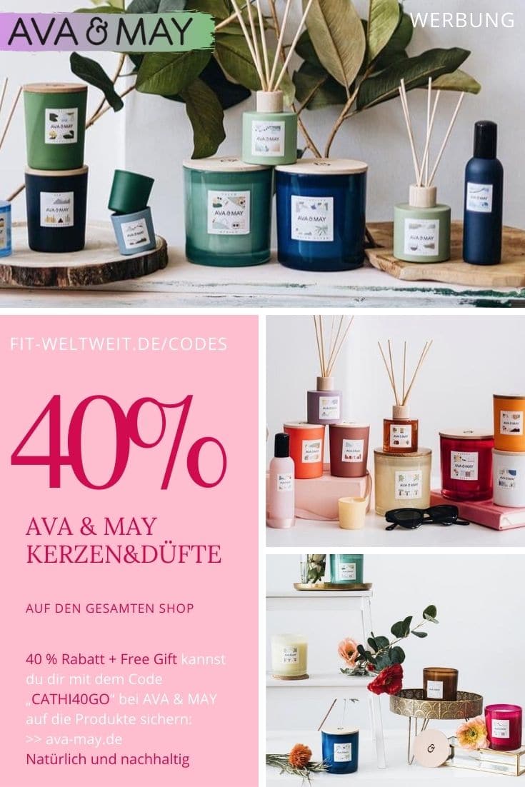 AVA and MAY Rabattcode free gift Gutschein code fitweltweit.de