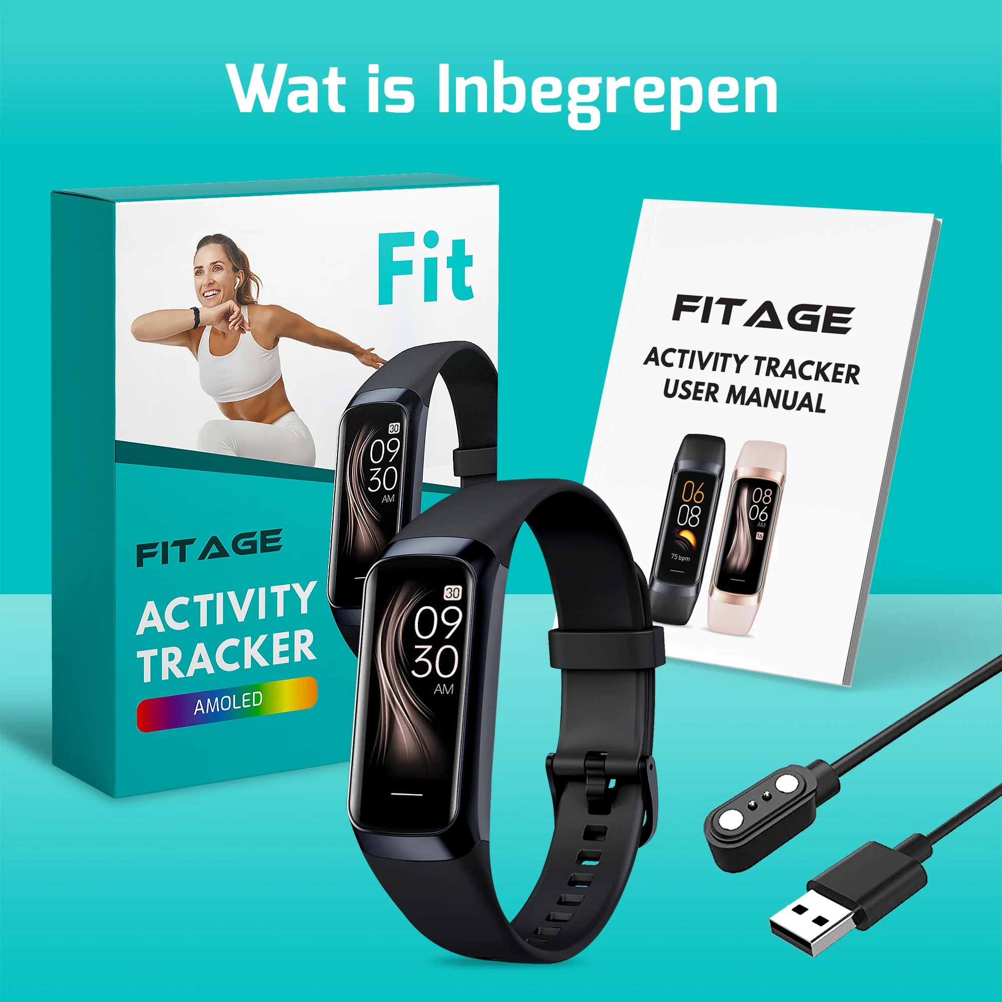 Activity Tracker Stappenteller Horloge Smartwatch Smartwatches