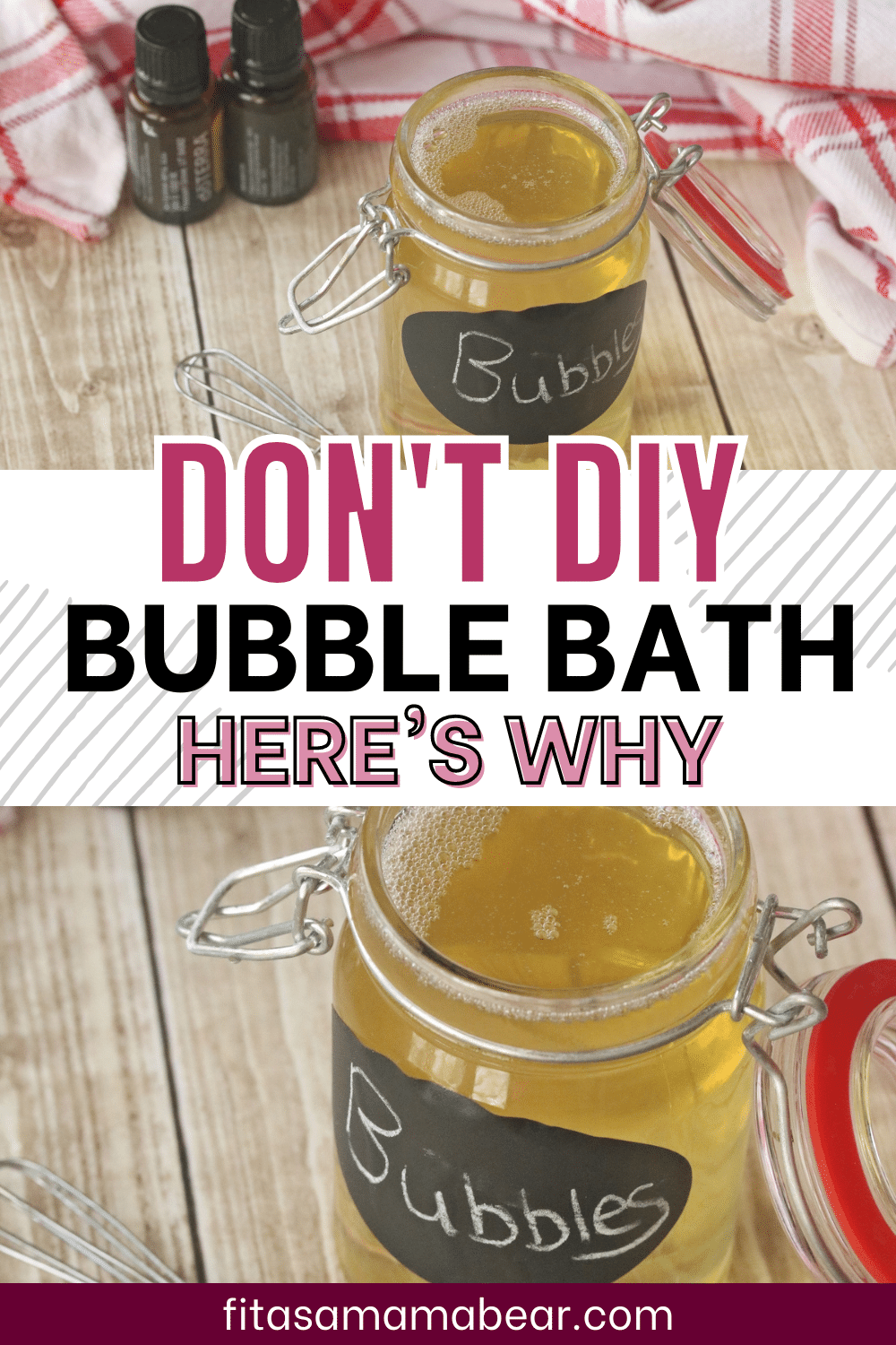 Homemade Bubble Bath Doesn’t Exist Fit as a Mama Bear