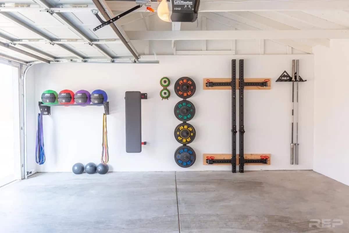 Home Gym Storage Ideas (How I Organized Mine)