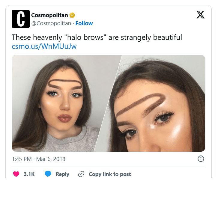 Halo Brows The Playful, Loopy Beauty Trend Taking Over The Best Media