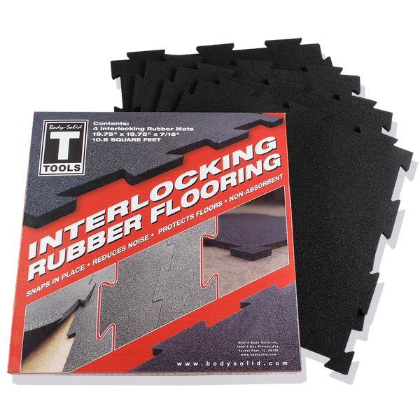 BodySolid Tools Interlocking Rubber Flooring Fitness Direct