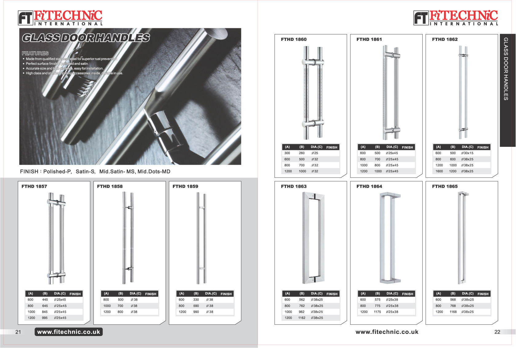 Door Hardware Fitechnic International UK