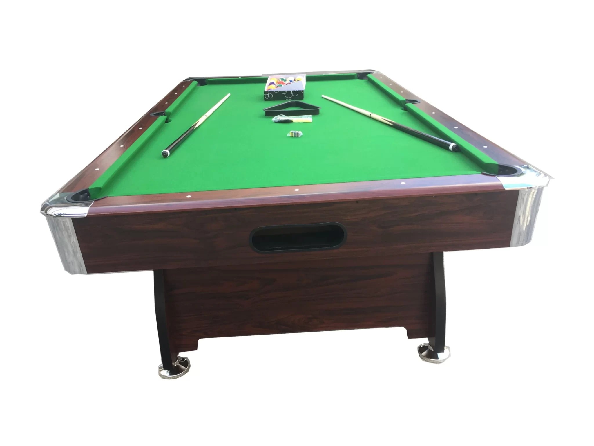 Marshal Fitness Billiard Table, Pool Table Green With Ball Collection