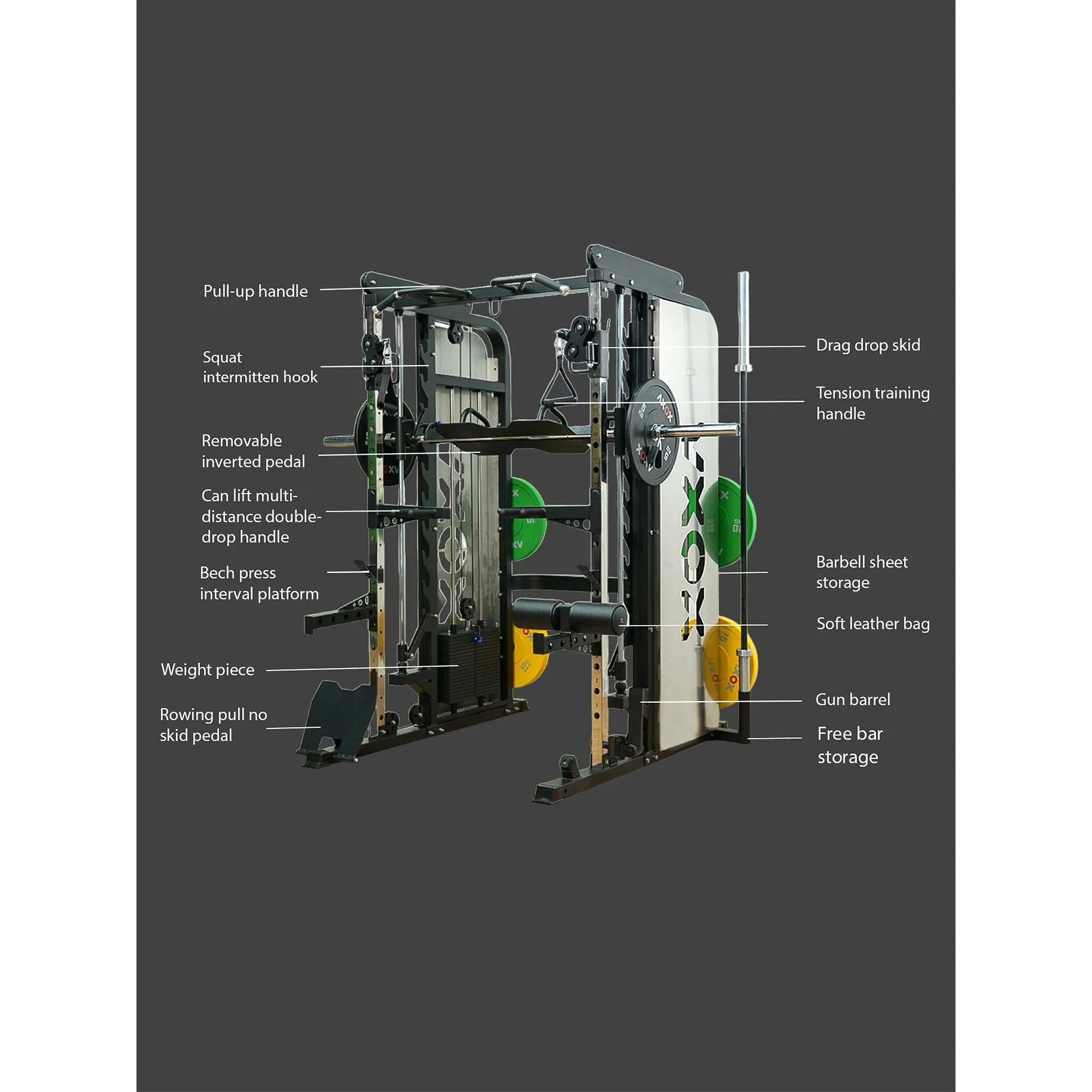 Axox EX Display Elite Pro Trainer Multi Gym Rack System