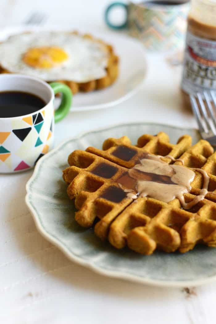 GlutenFree Pumpkin Waffles Fit Foodie Finds