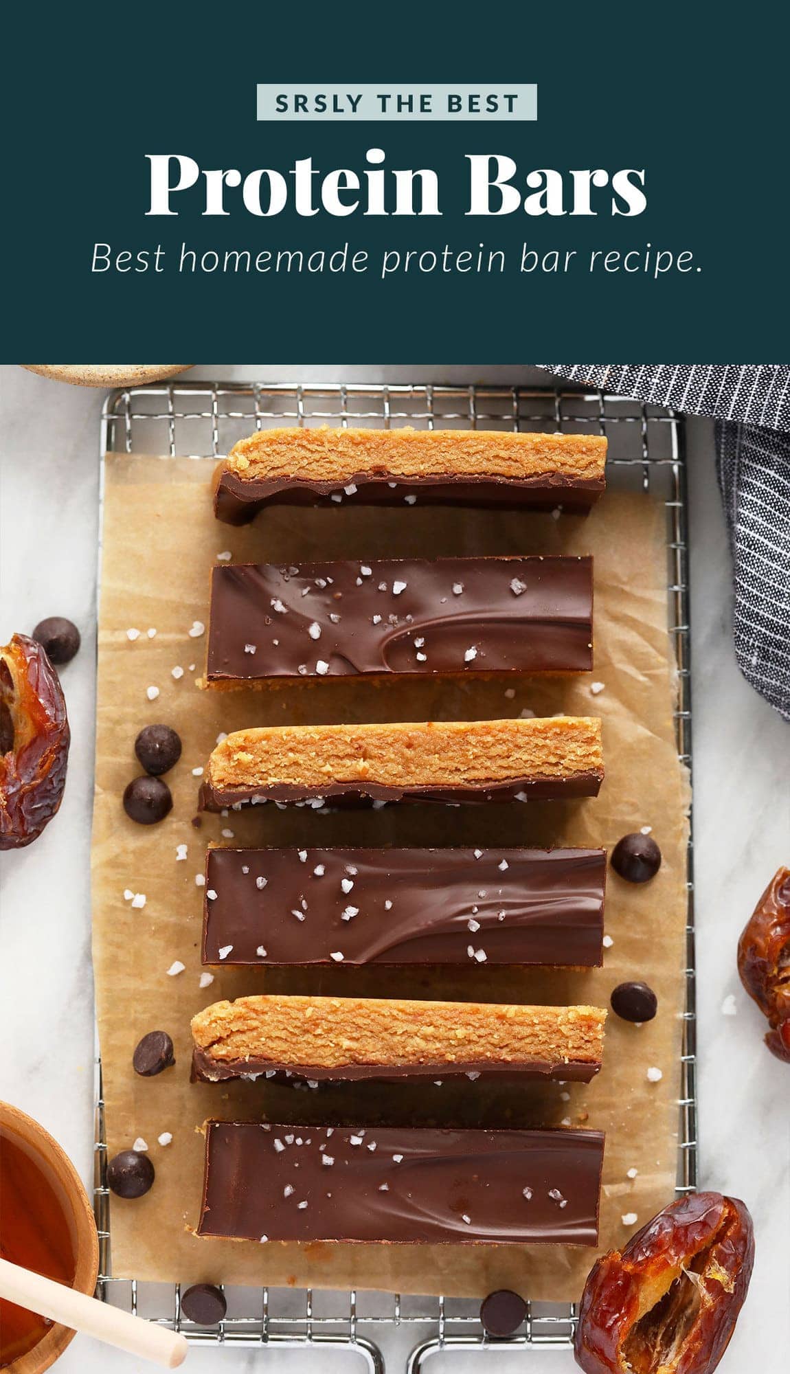 Best Homemade Protein Bars (PB + Chocolate) Karinokada