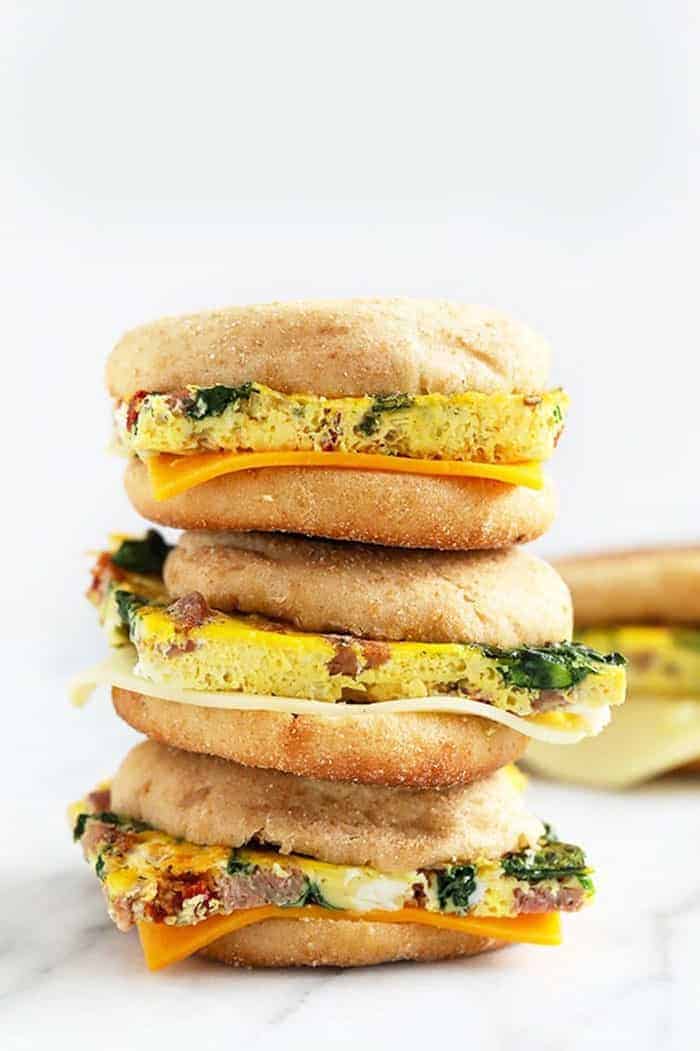 Ultimate Freezer Breakfast Sandwiches Fit Foodie Finds
