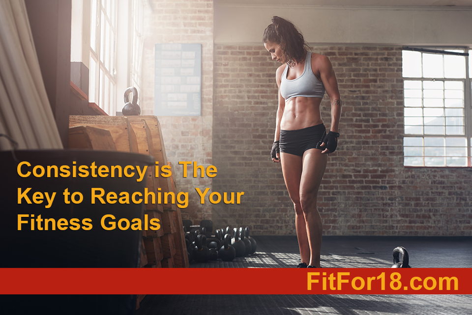 Consistency is The Key to Reaching Your Fitness Goals FitFor18