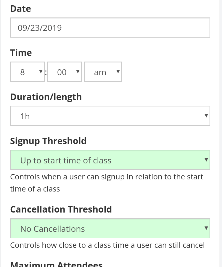 How to schedule a class from the instructor app. FitHive