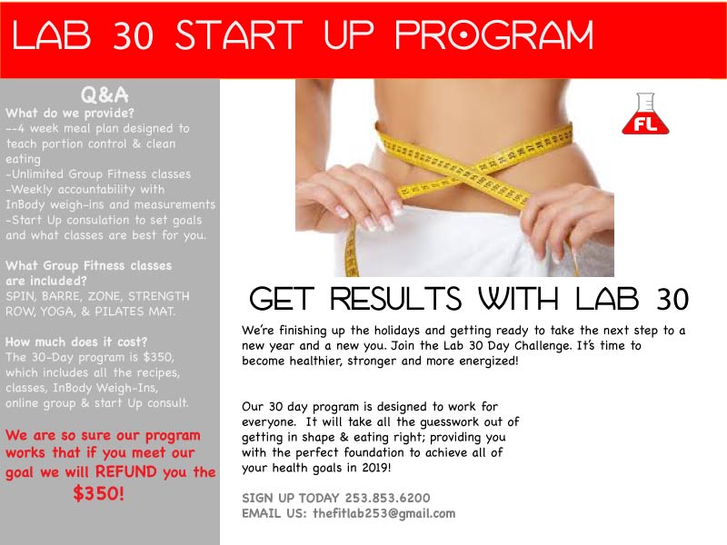 Lab 30 Weight Loss Challenge Fitlab 253