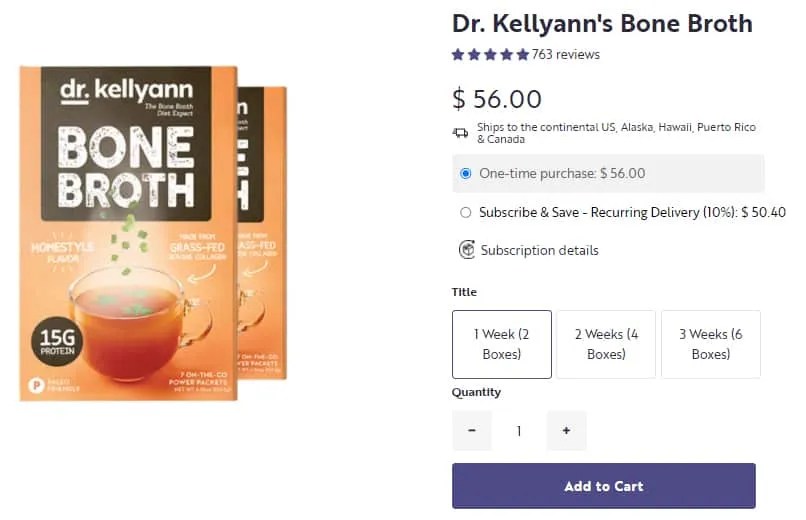 Dr. Kellyann Bone Broth Review 2023 Is it worth buying?