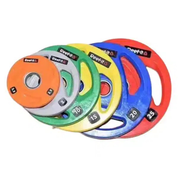 Rubber Coated Color Weight Plates Fitness Mart