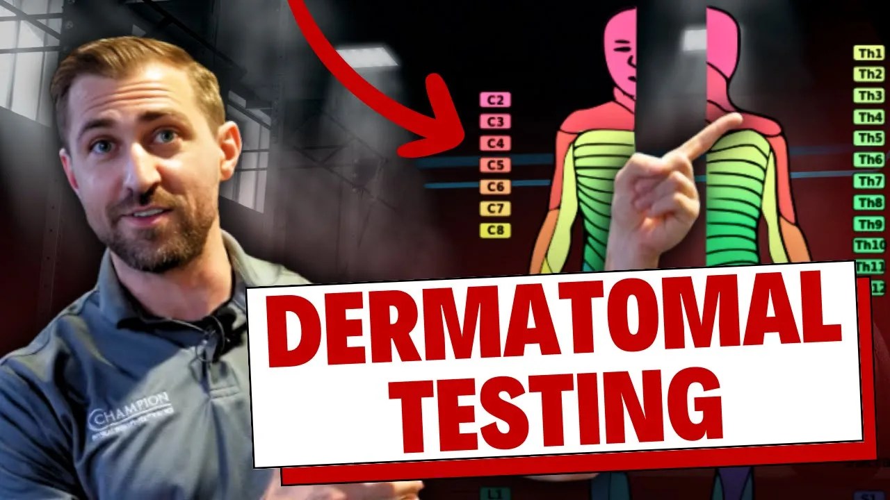 Dermatome Testing of the Lower Extremity Peripheral Neurological