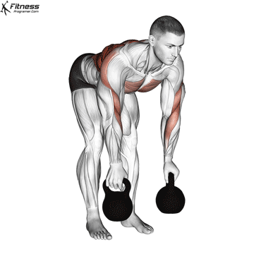 Kettlebell Bent Over Row » Fitness Programer