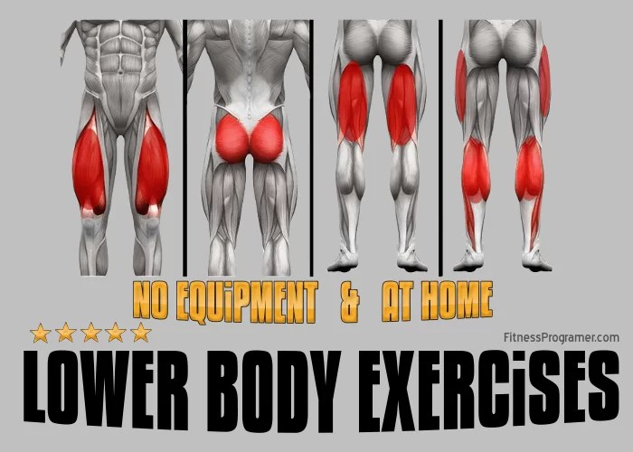No Equipment Lower Body Strength Exercises