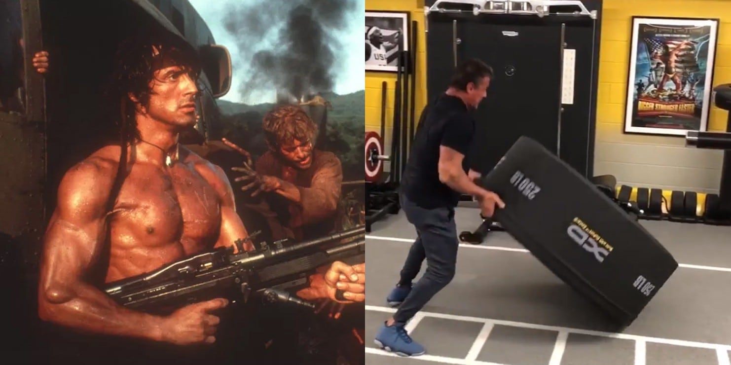 WATCH 72yearold Sylvester Stallone's Intense Workout For ‘Rambo 5