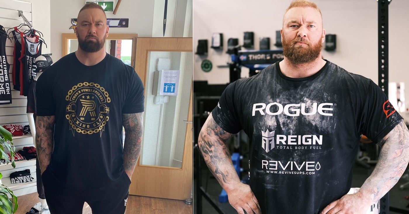 Hafthor Bjornsson Looking Much Slimmer After 60lb Weight Loss Fitness
