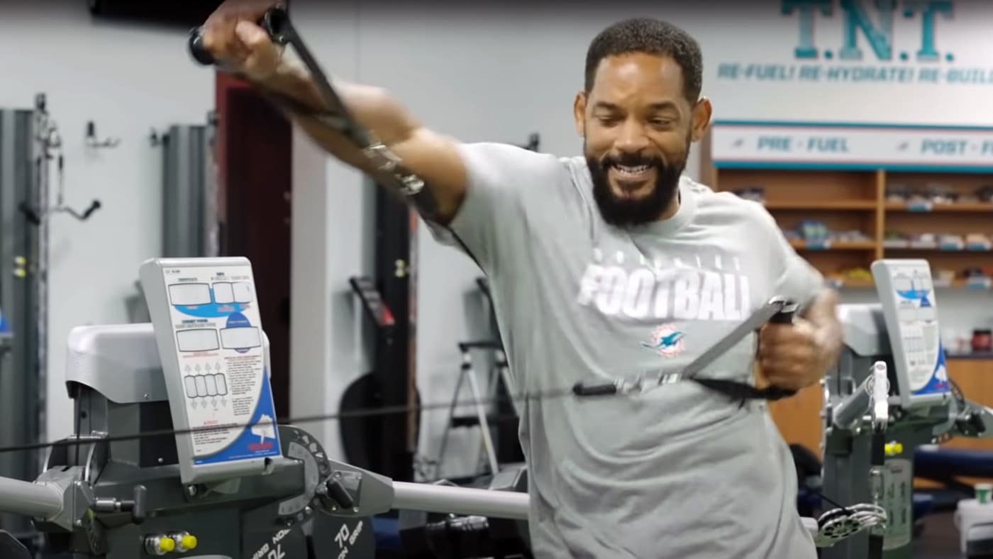 Will Smith Takes On NFL Quarterback Tua Tagovailoa's Intense Workout