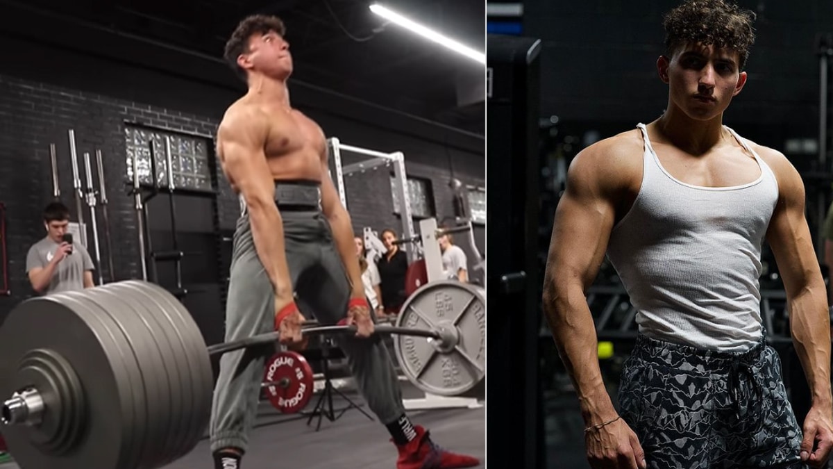 Powerlifter Nabil Lahlou Annihilates a Massive 800lb Deadlift PR; 4.9x