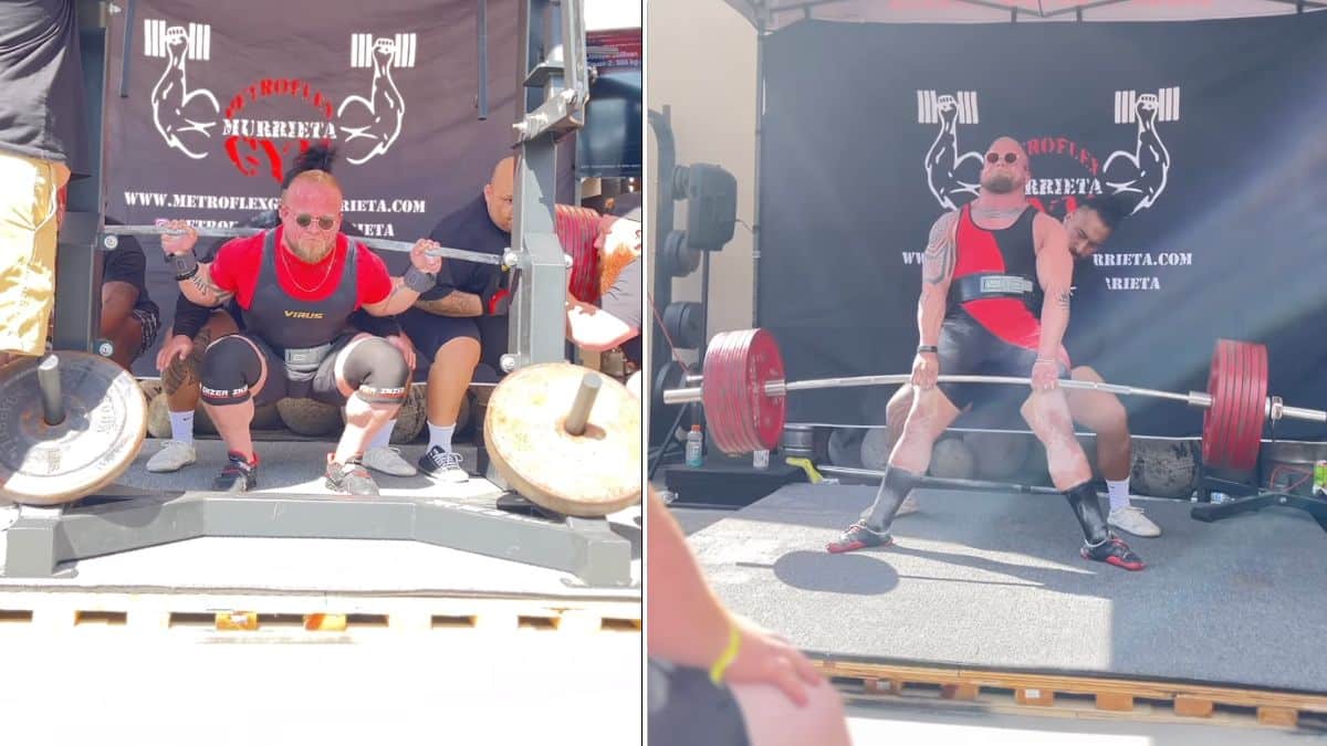 Powerlifter Joe Sullivan (100KG) Sets Huge 386kg (850.9lb) Raw Squat