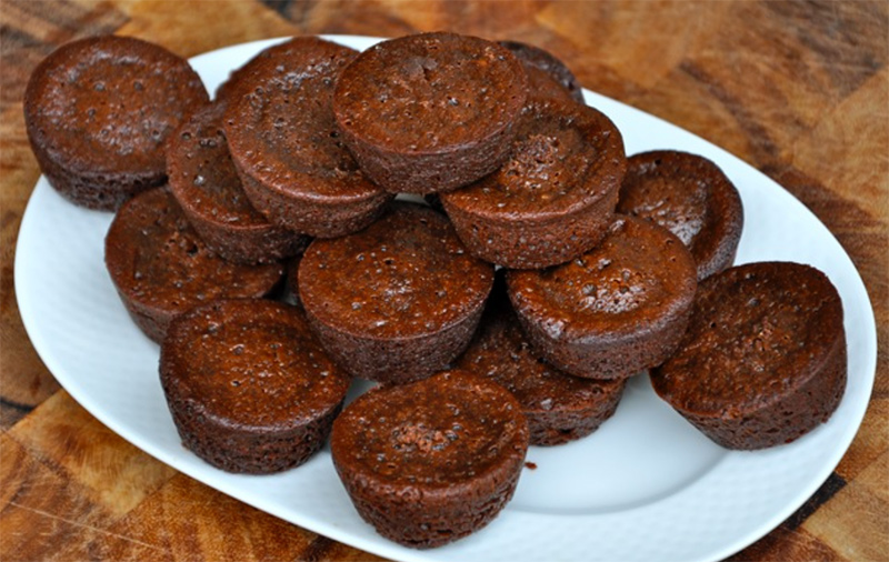 how long do you bake brownies in mini muffin pan