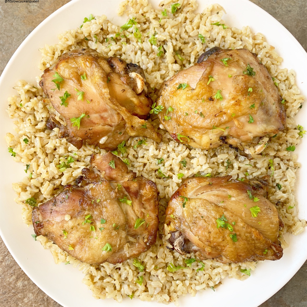 {VIDEO} Slow CookerInstant Pot Chicken & Rice (5) Fit Slow Cooker Queen