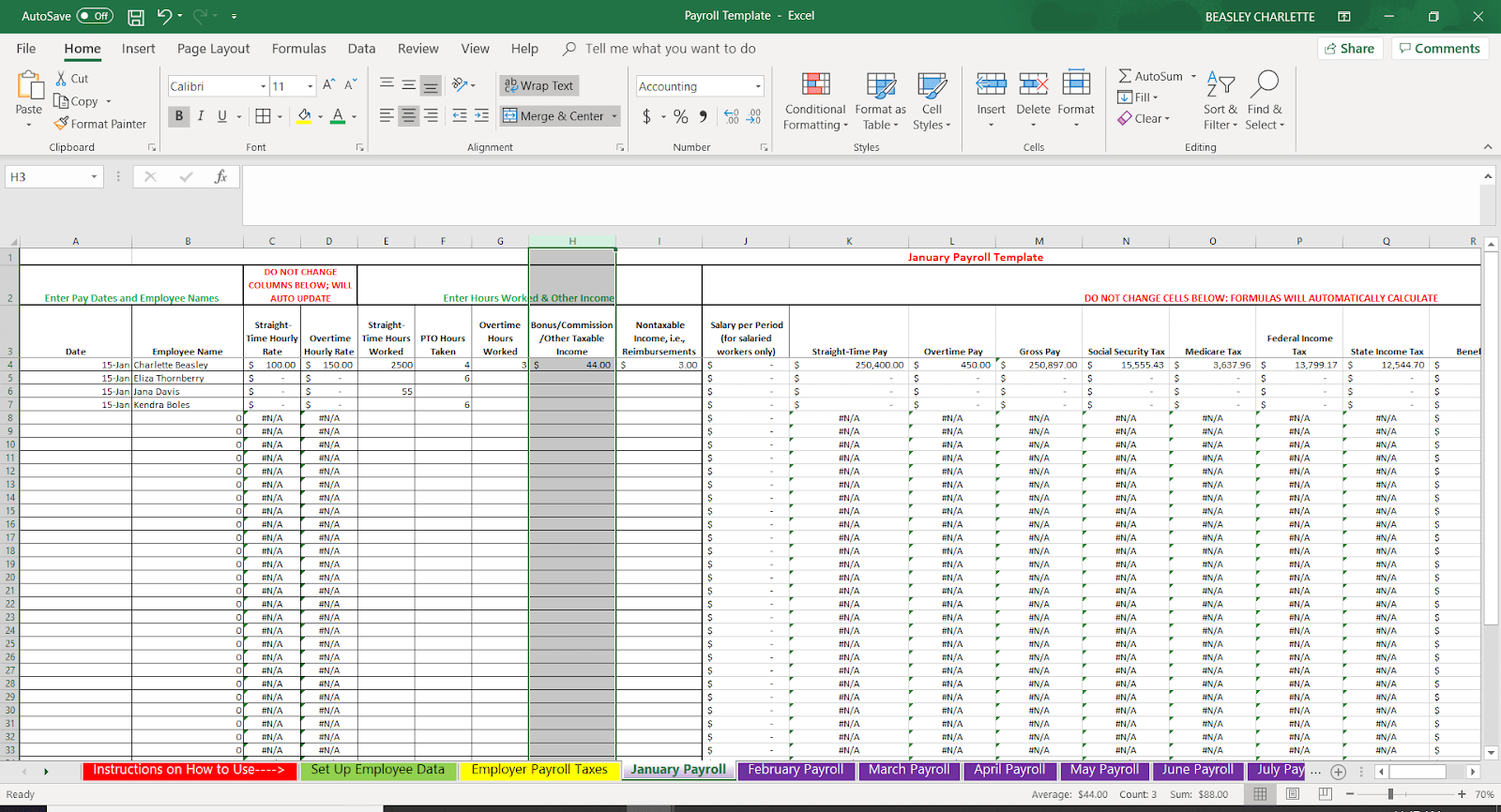 How to Do Payroll in Excel in 7 Steps [+ Free Template]