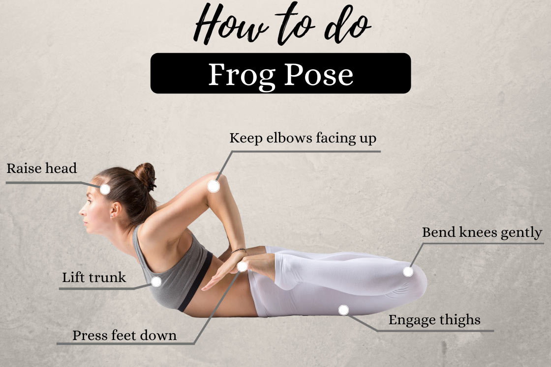 Frog Pose (Bhekasana) How to Do, Benefits & Precautions Fitsri