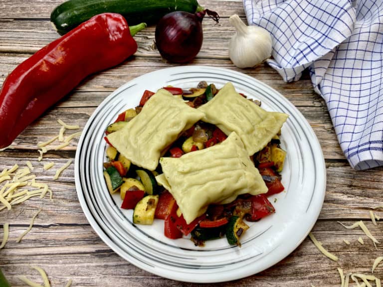 MaultaschenPfanne Gesundes Maultaschen Rezept