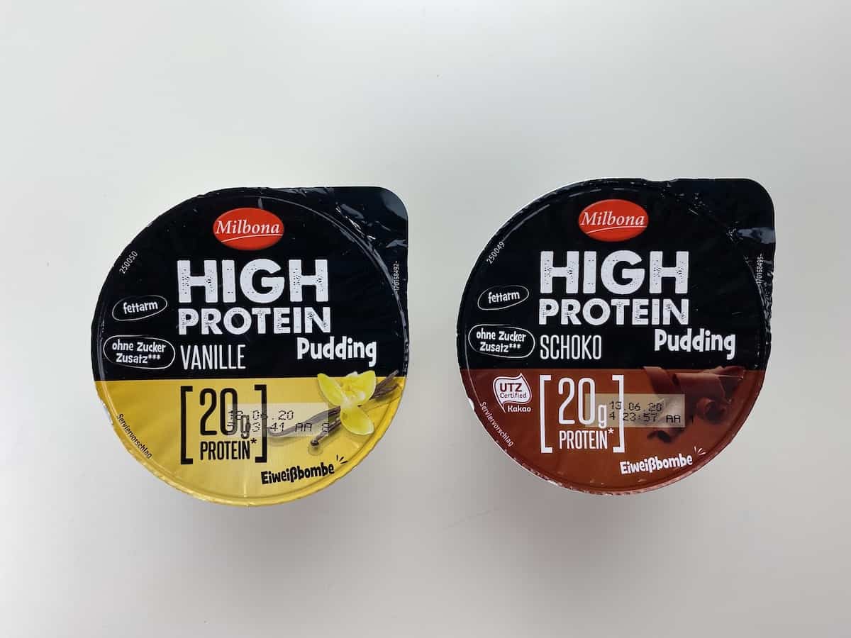 High Protein Pudding Test von Ehrmann, Lidl, Rewe und Aldi