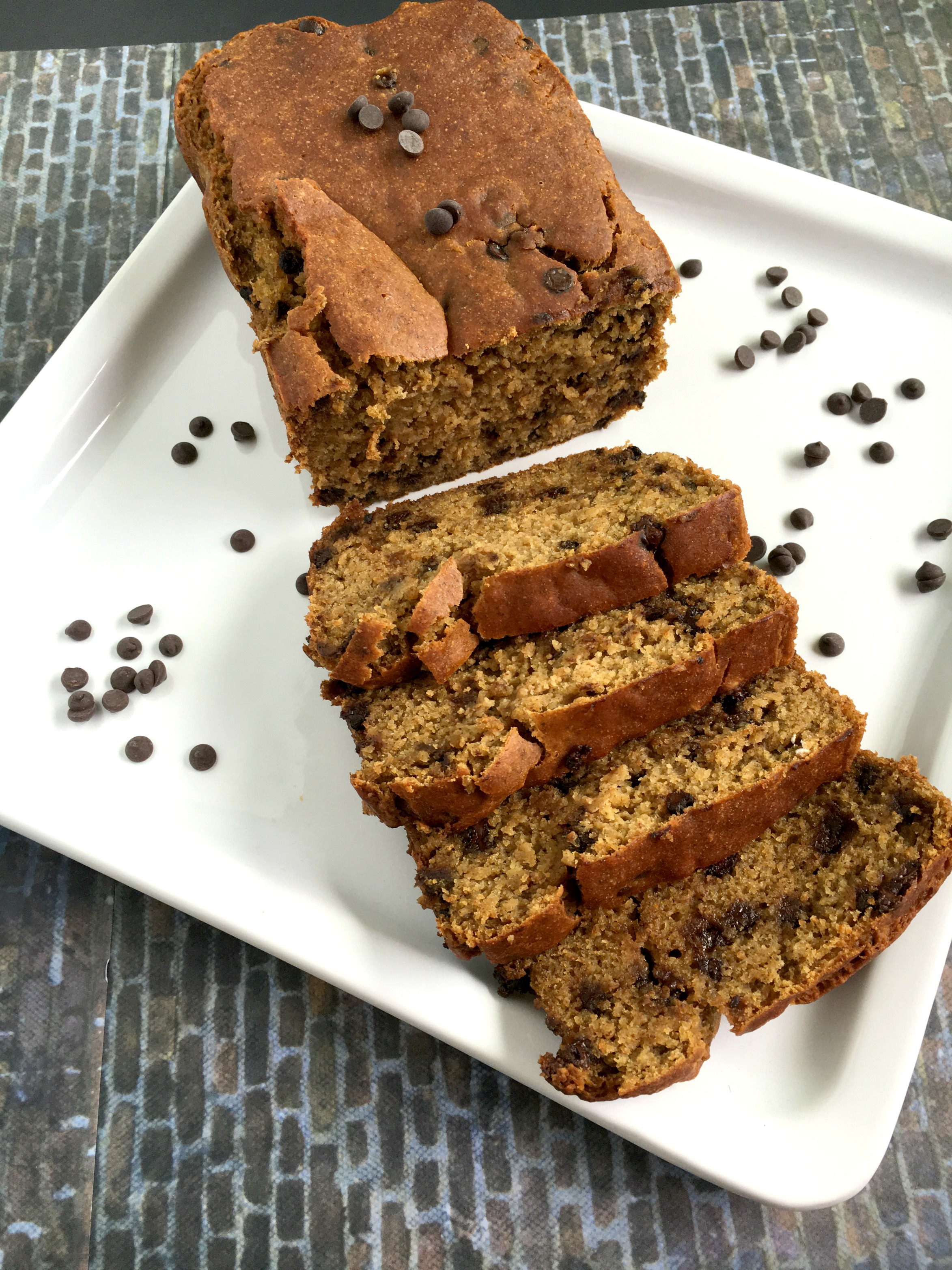 Vegan and GlutenFree PB Chocolate Chip Banana Bread Fitting Into Vegan