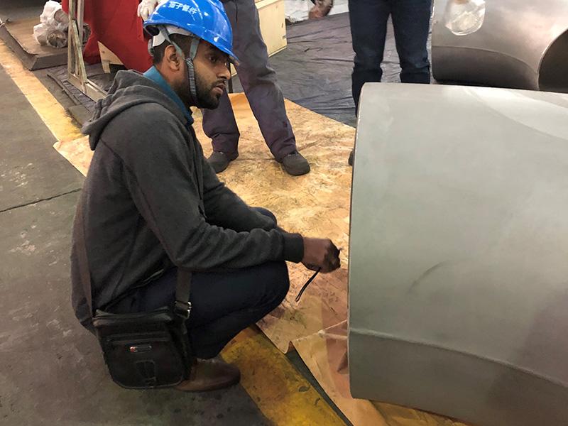 Stainless Steel Pipe Fittings for UAE client Yangzi