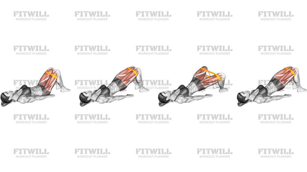 How to do Resistance Band Glute Bridge Abduction Techniques, Benefits