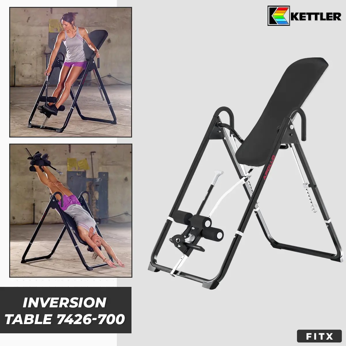 Kettler Apollo Inversion Table 7426700 Fitx.az