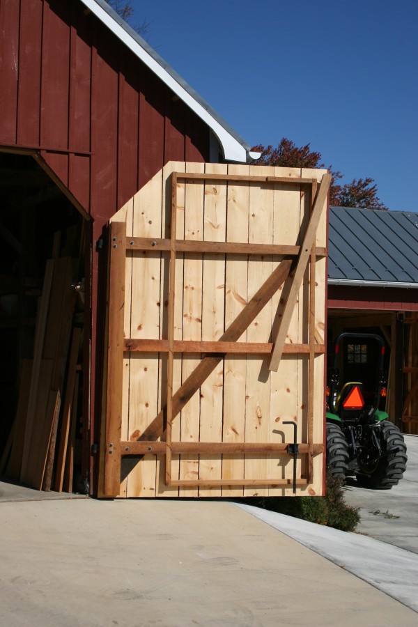 Historic Corn Crib Adaptively Reused for Equipment and Material Storage Facility