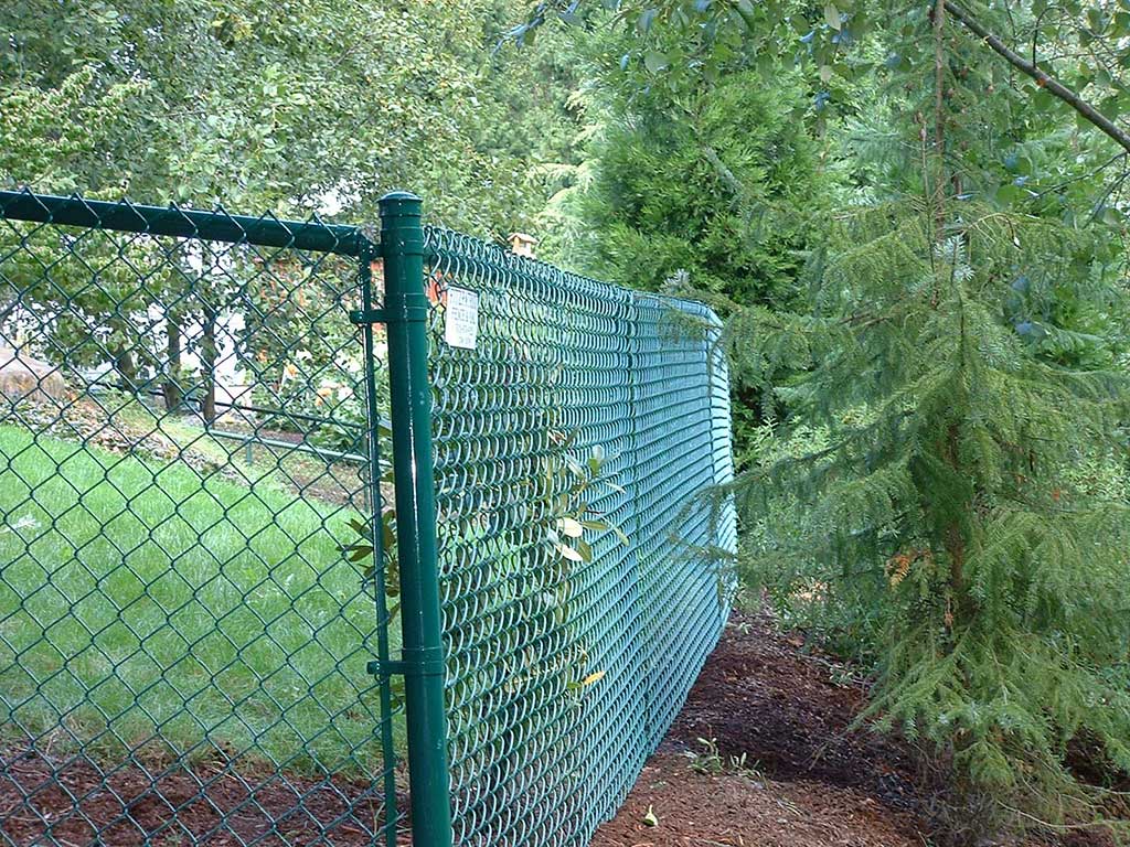 GREEN VINYL CHAIN LINK Fitzpatrick Fence And Rail