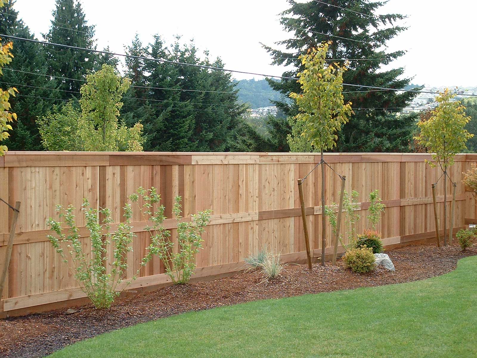 RESIDENTIAL CEDAR FENCE Fitzpatrick Fence And Rail