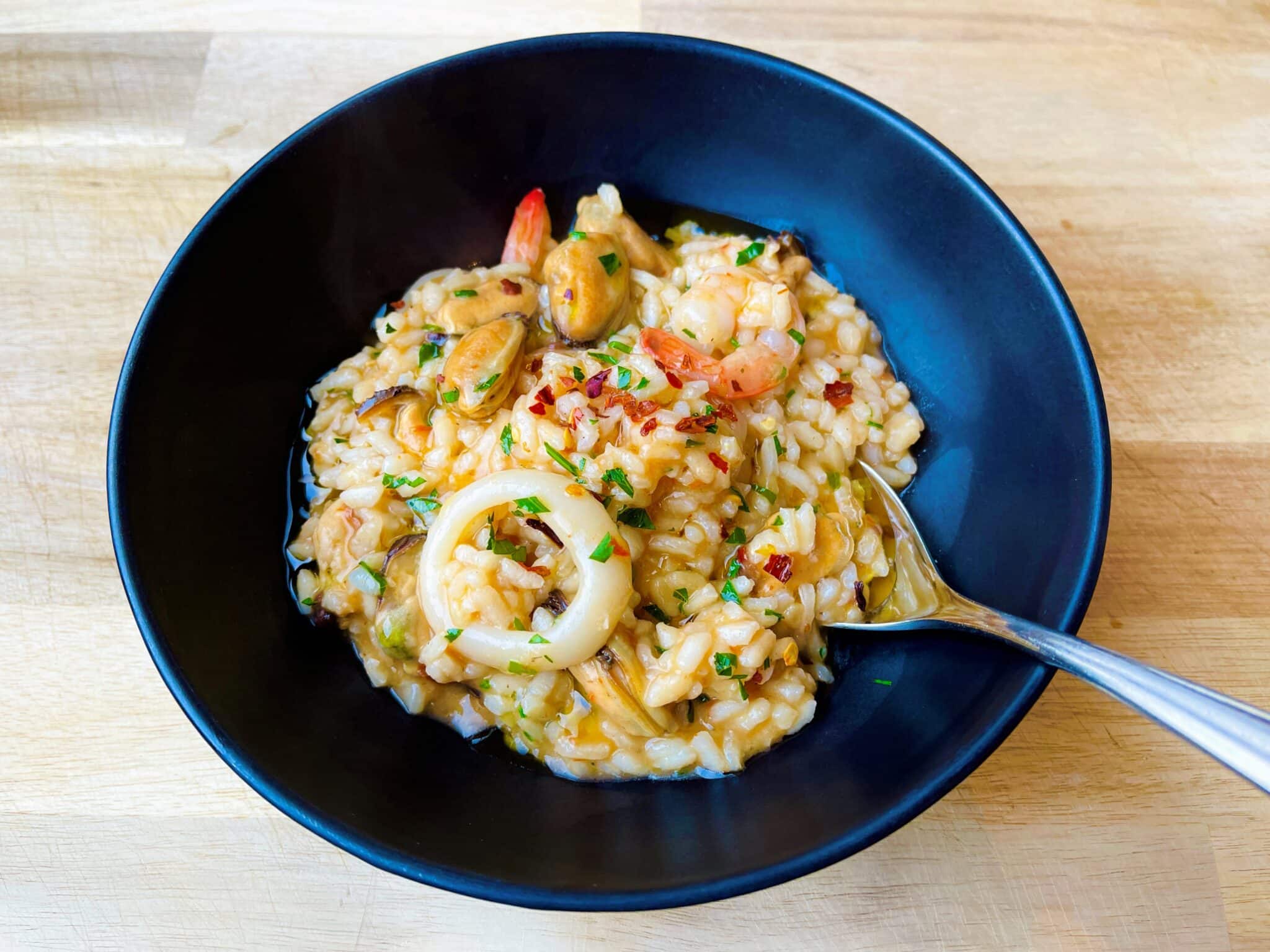 Easy Seafood Risotto Five Dinners Meal Planner